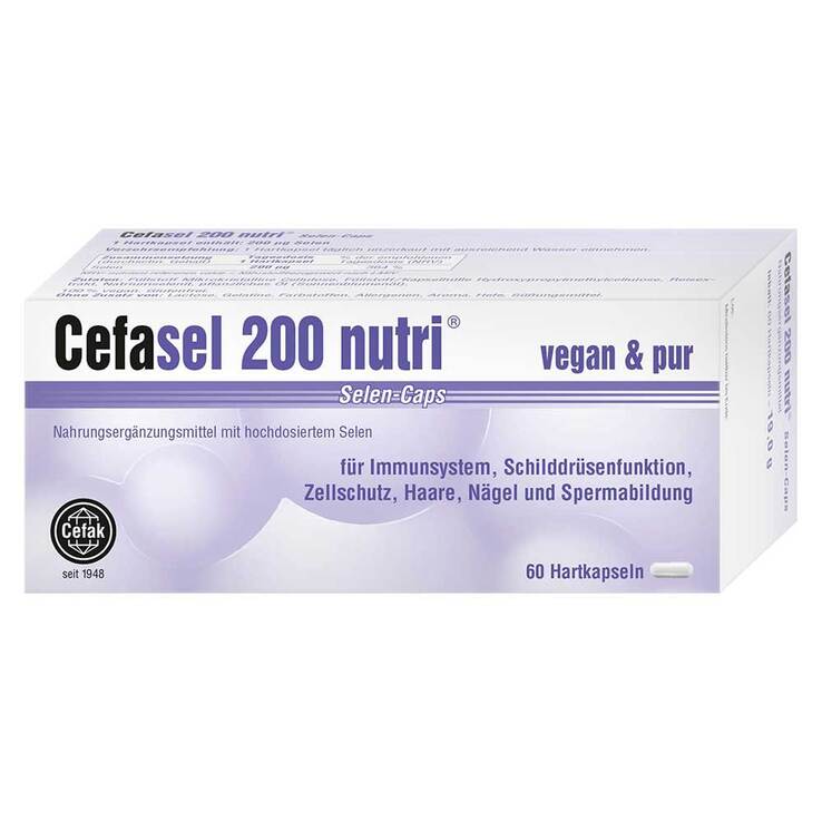 Cefasel 200 nutri Selen-Caps, 60 St