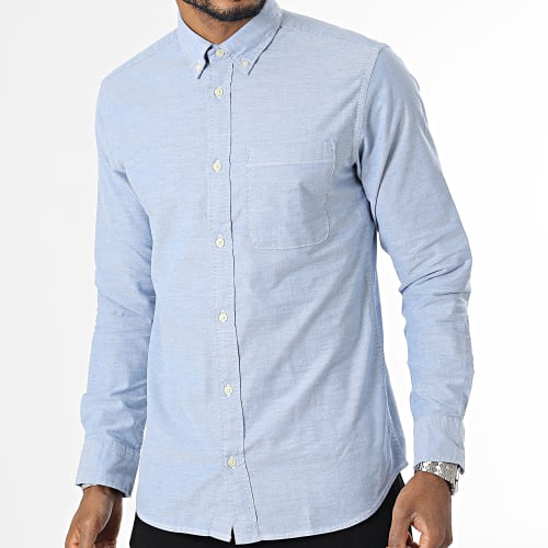 Chemise Manches Longues Brook Oxford Bleu Clair