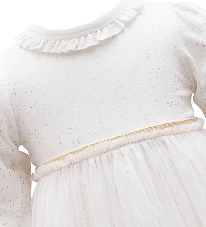 Little Wonders Bodykleid l/ä - Adele - Off White Glitter