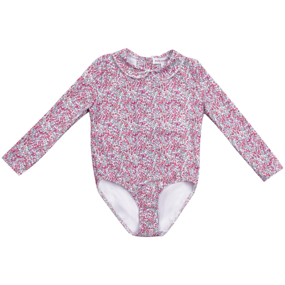 Køb Petit Crabe Wiltshire Bud Peeter Pan Krave Badedragt L/S - Med Liberty© Stof