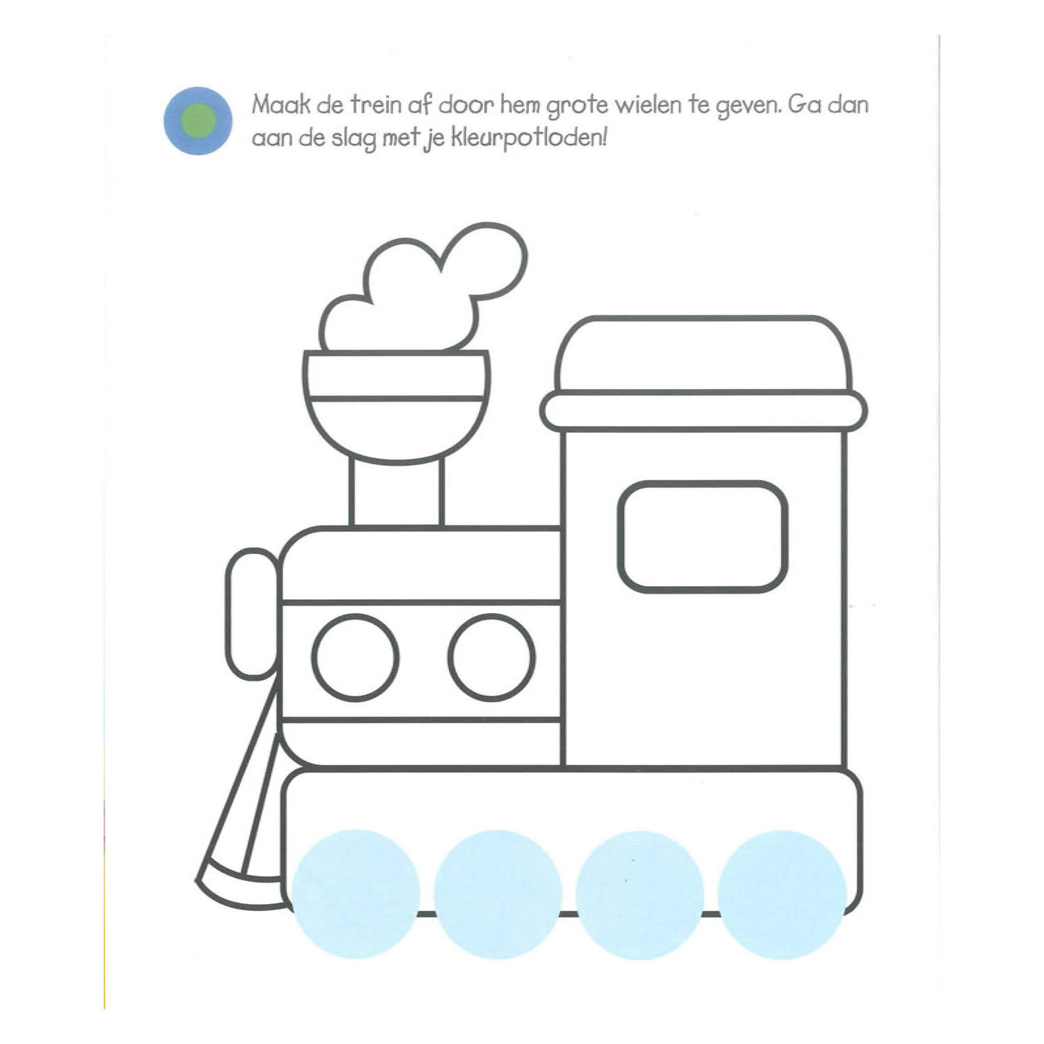Superleuk Kleur- en Stickerboek voor de Allerkleinsten
