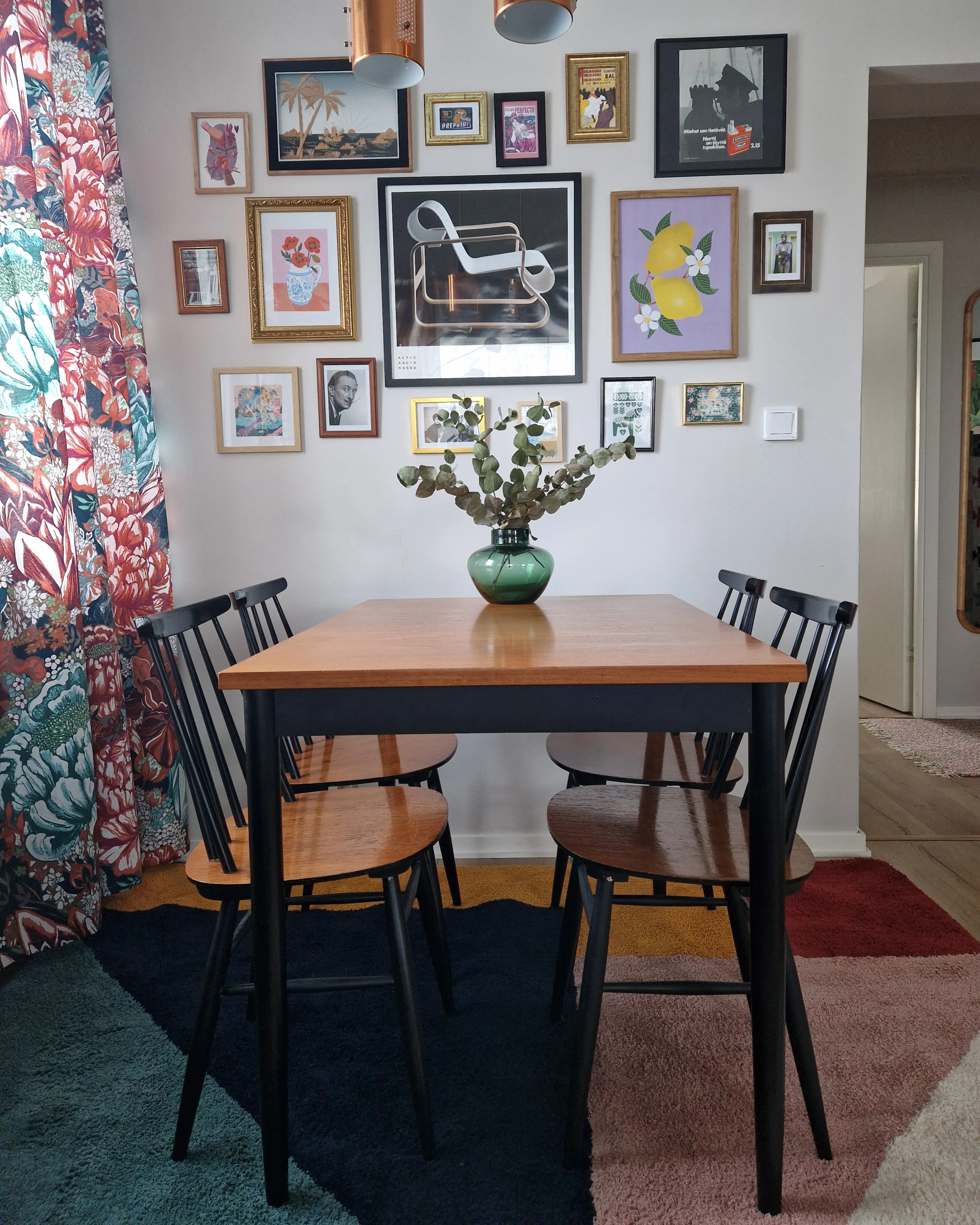 Vloerkleed JALGAON Meerkleurig 160 x 230 cm Katoen