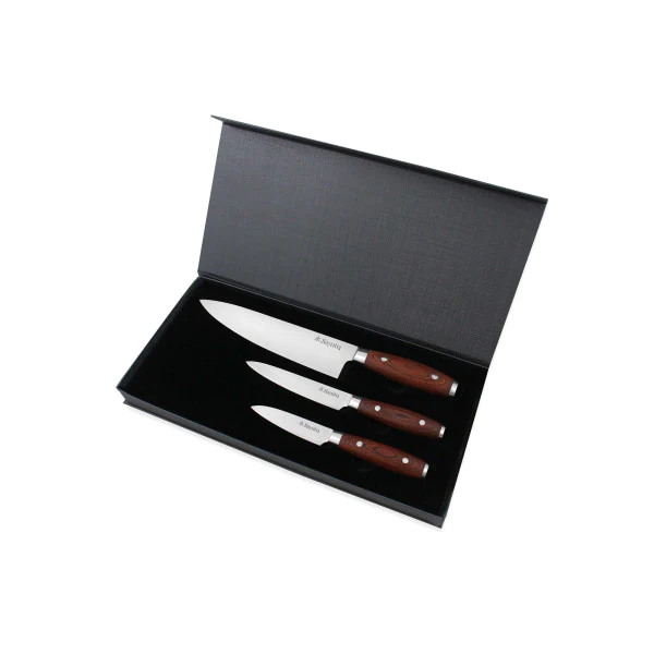 Coffret 3 couteaux de cuisine Sayuto Pakka X50 Sayuto