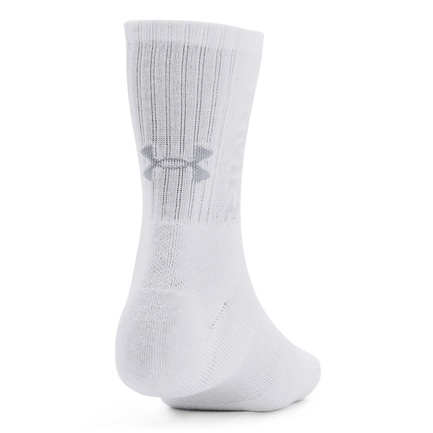 Under Armour Crew Sportsokken 3-Pack Wit Grijs