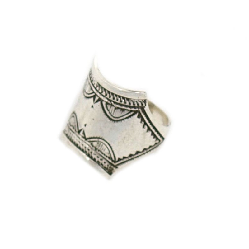 Bague touareg chevalière coin pontus