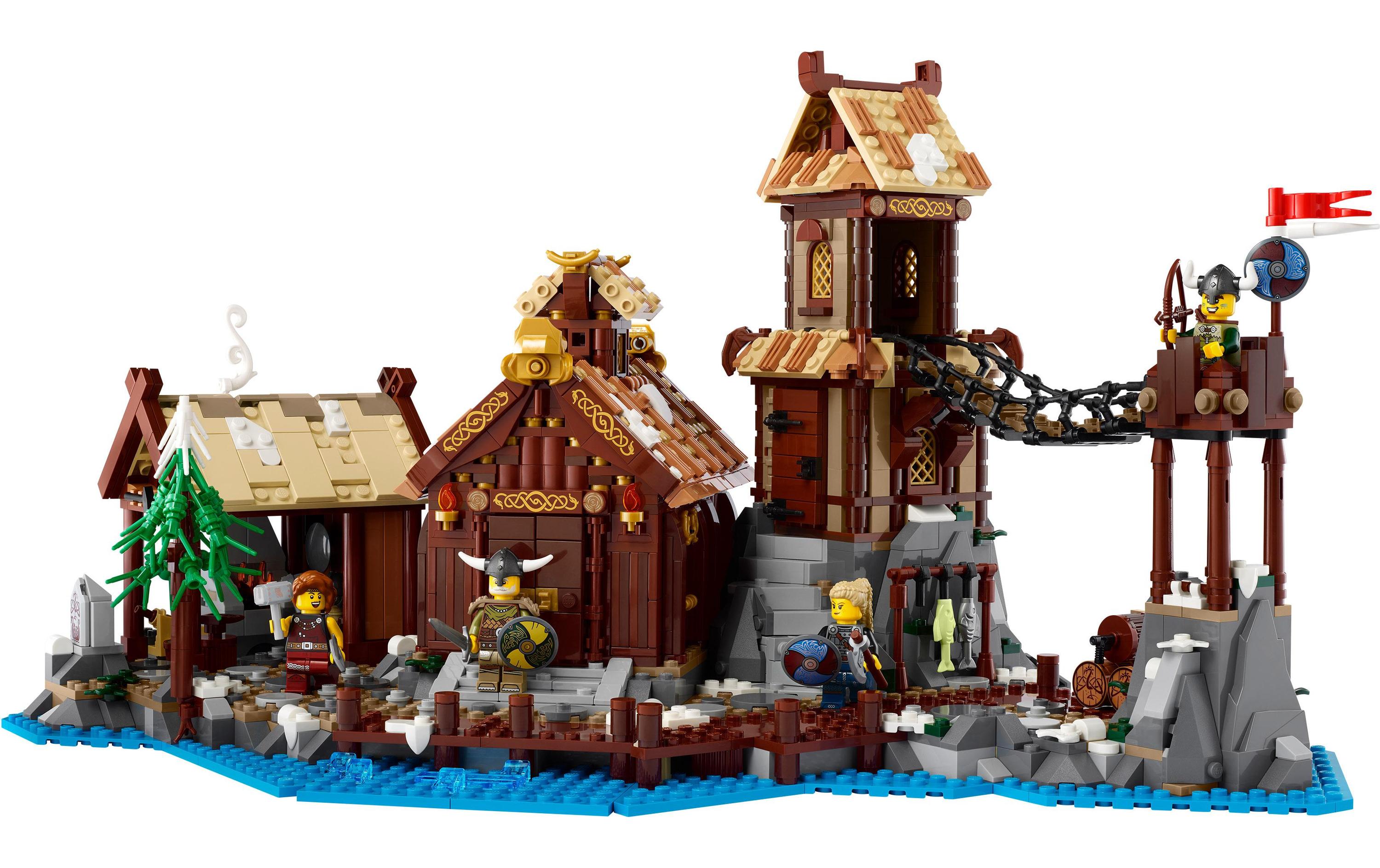 Ideas Wikingerdorf 21343<br>Wikinger-Spielset