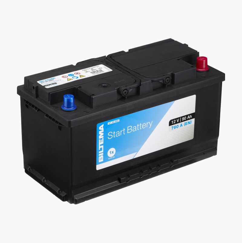Startbatteri, 12 V, 90 Ah
