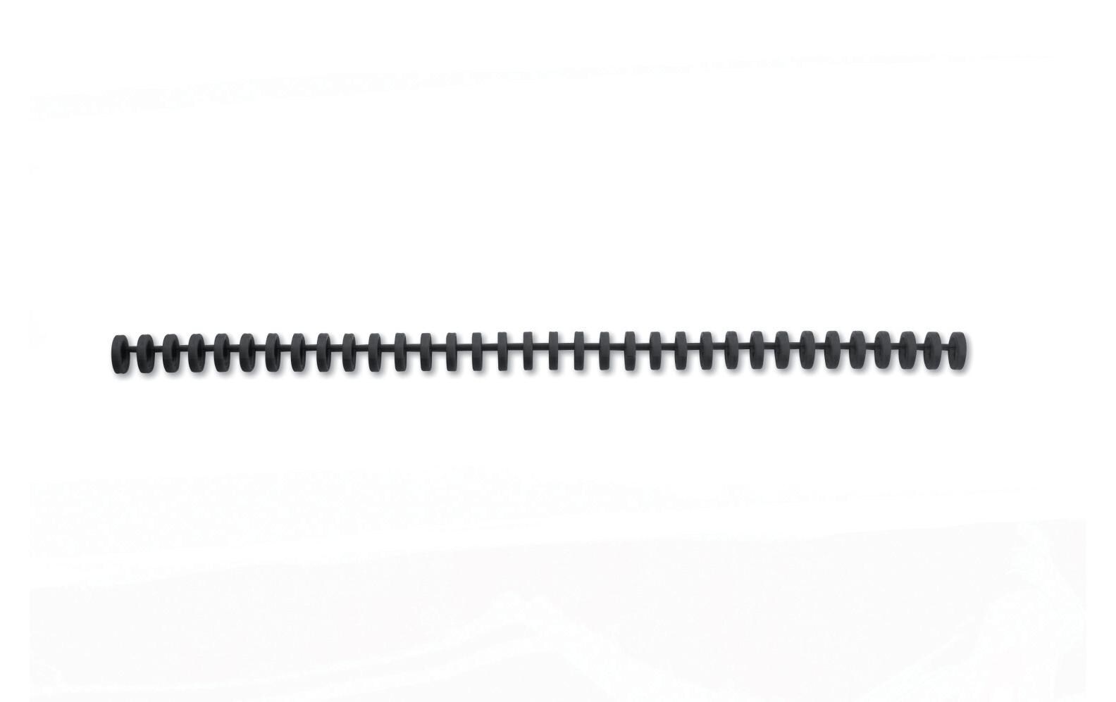 Binderücken ClickBind 16 mm Schwarz, 50 StückBindung von Dokumenten, 50 Stk.