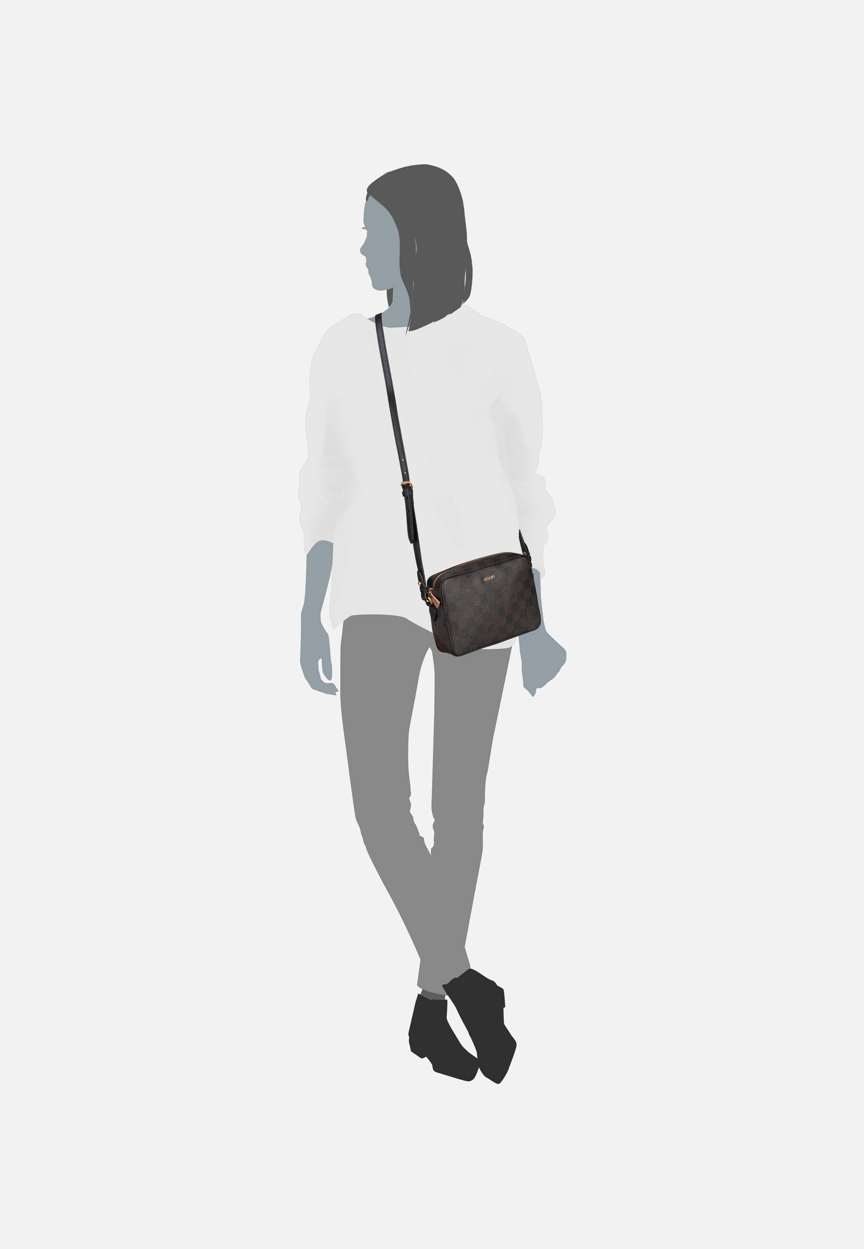 Cortina Piazza Cloe SHZ Seal Brown - Crossbody Bag