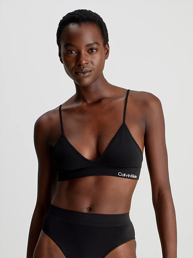 Top de biquíni triangular - CK Meta Essentials