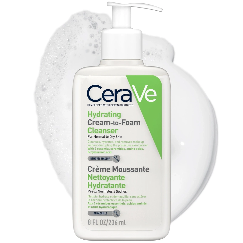 CeraVe Hydrating Cream-To-Foam Cleanser 236 ml