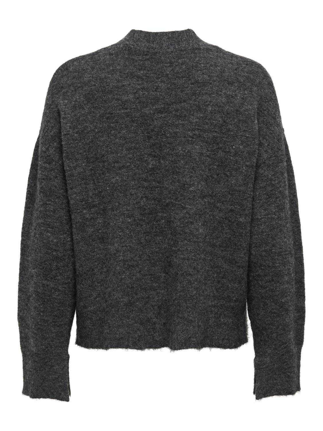 ONLALLISON Strickjacke Dark Grey Melange