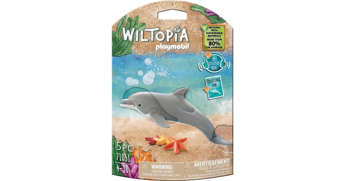 PLAYMOBILWiltopia - Dolfijn Constructiespeelgoed  (71051)