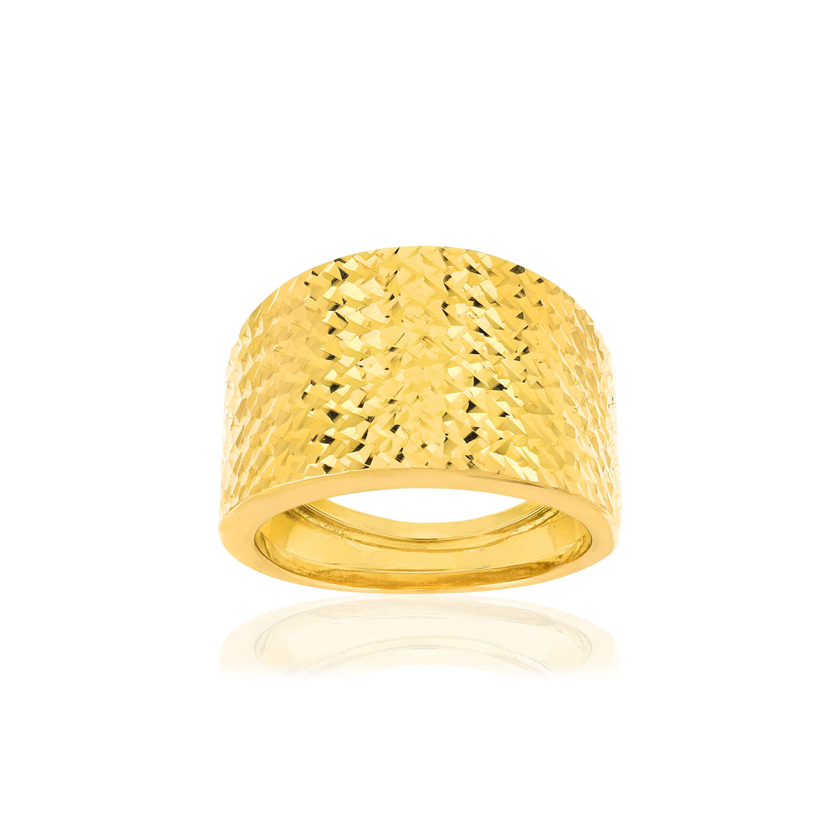 Bague or jaune 375