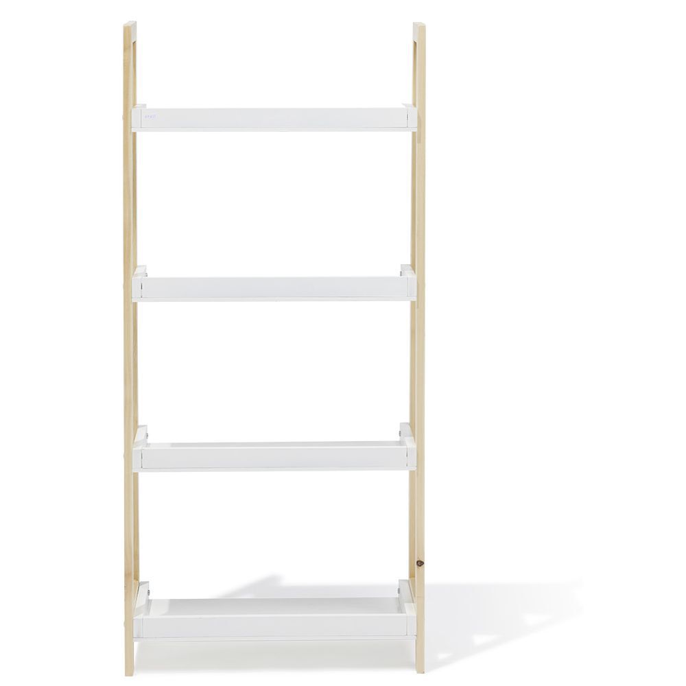 Étagère sur pieds Écolier MDF et pin blanc - L60xP30xH130 cm