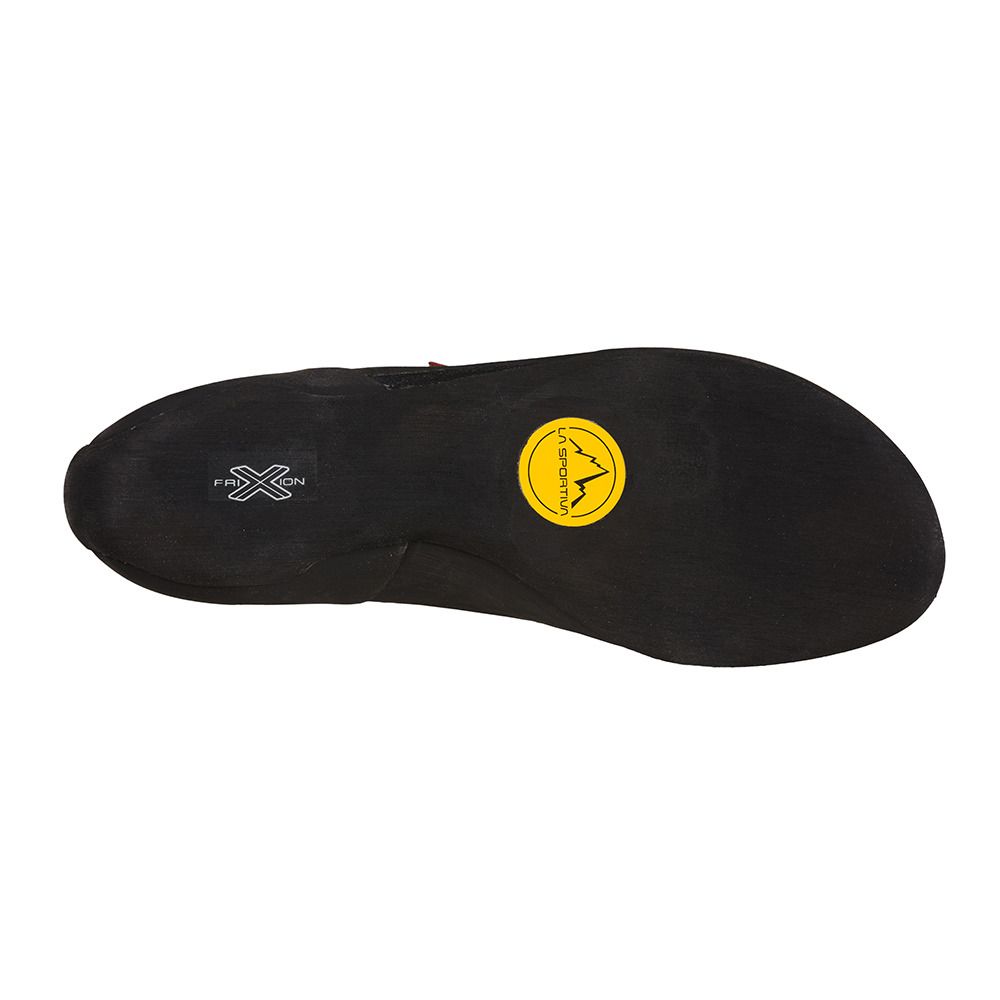 La Sportiva TARANTULA - Chaussons escalade Homme black/poppy