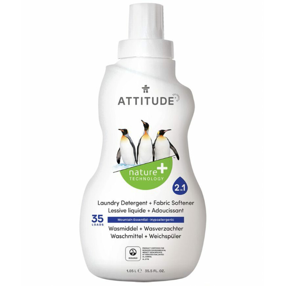 Attitude 2In1 Wasmiddel & Verzachter 35 Wasbeurten1040 ml
