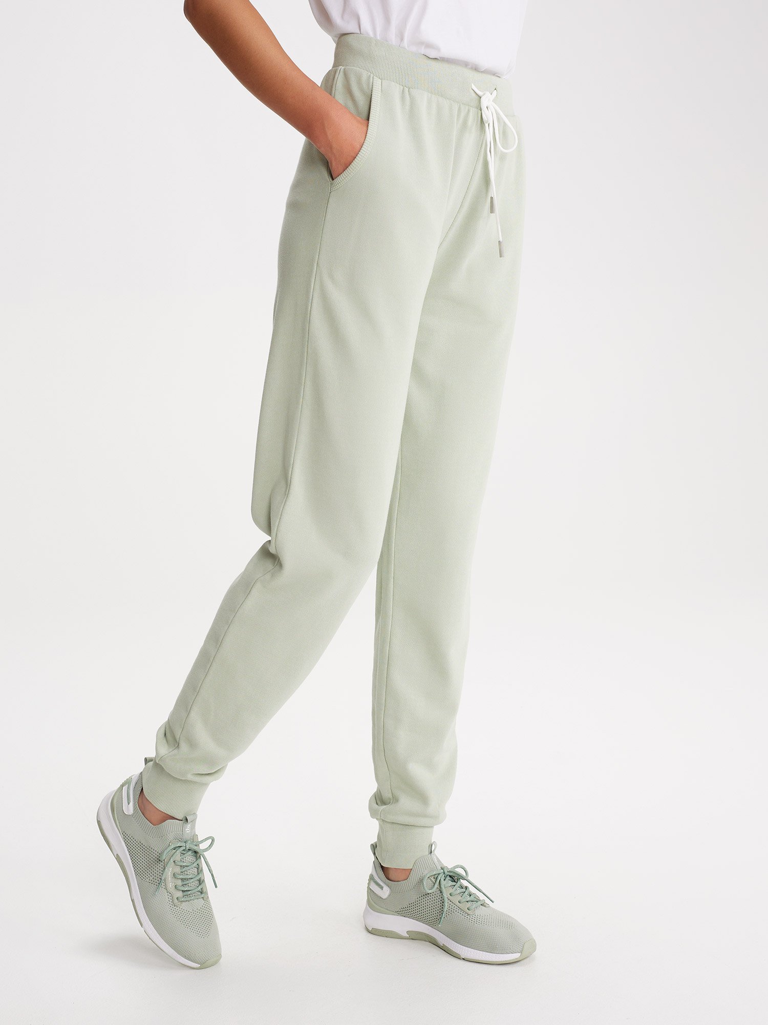Pantalon Jogging Femme Vert