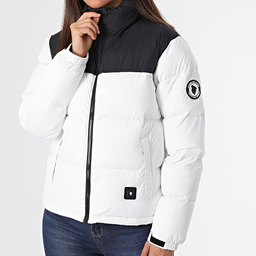 Doudoune Capuche Chauffante Femme Val Morel Blanc