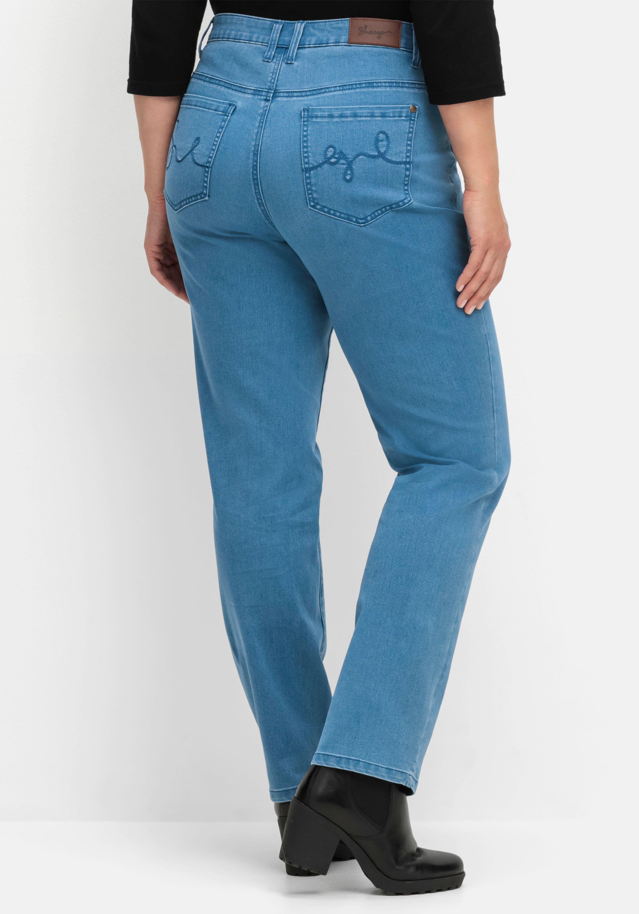 Schmale Stretch-Jeans im 5-Pocket-Stil