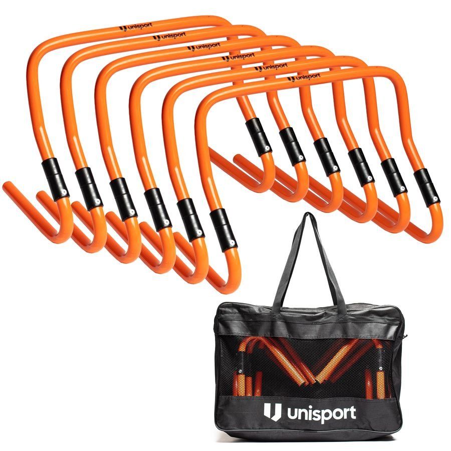 Unisport Obstacle d'entraînement 6-Pack - Orange/Noir