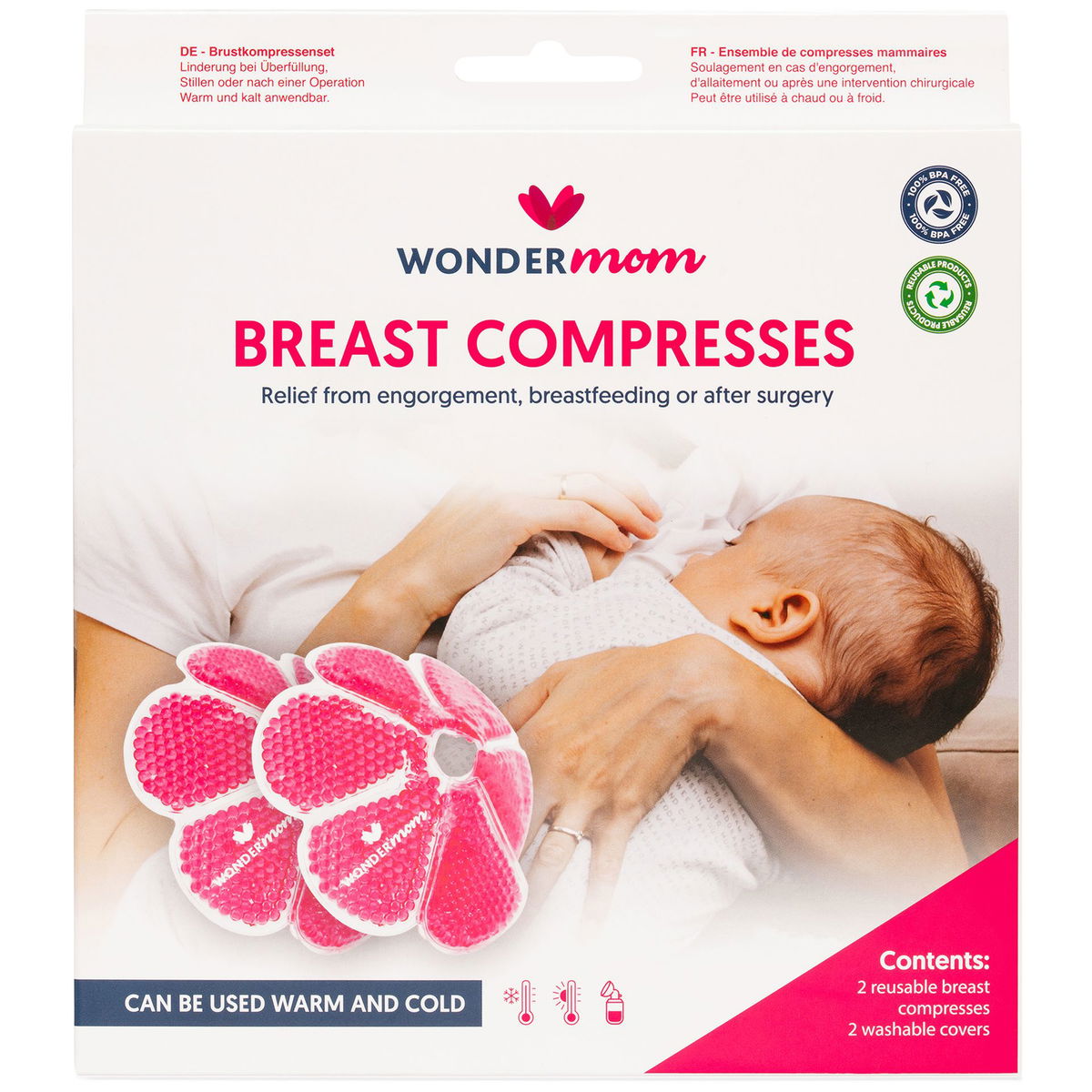 WondermomWondermom   Warm und Kalt Kompressen für die Brust