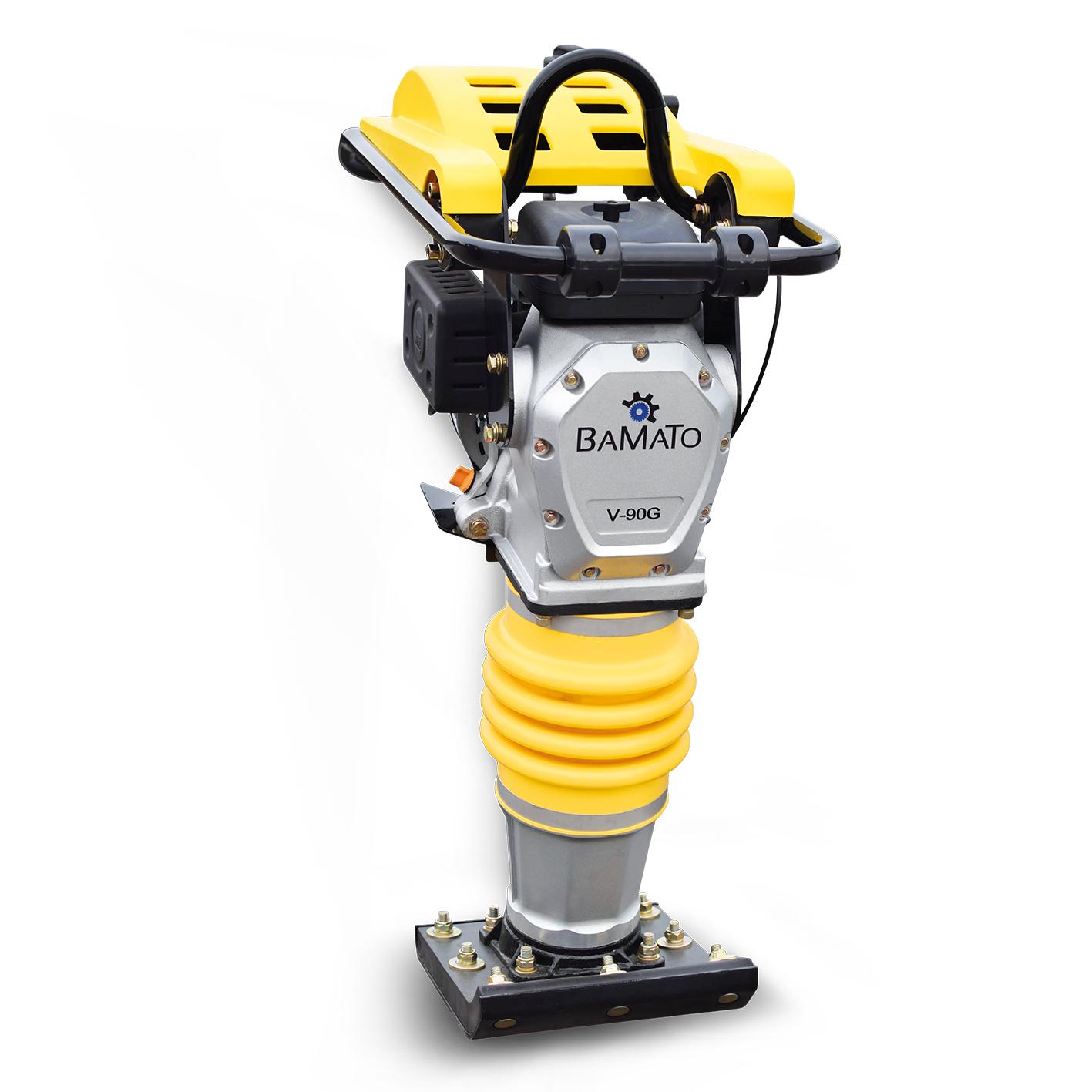 BAMATO Vibrationsstampfer V-90G mit Fahrwerk