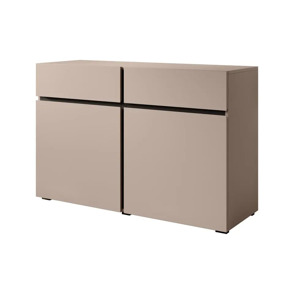 Meubella - Dressoir Cainan - Beige - 119 cm
