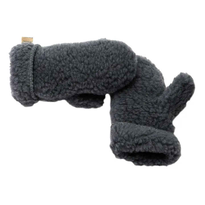 Alwero Moufles Shearling | Gris anthracite