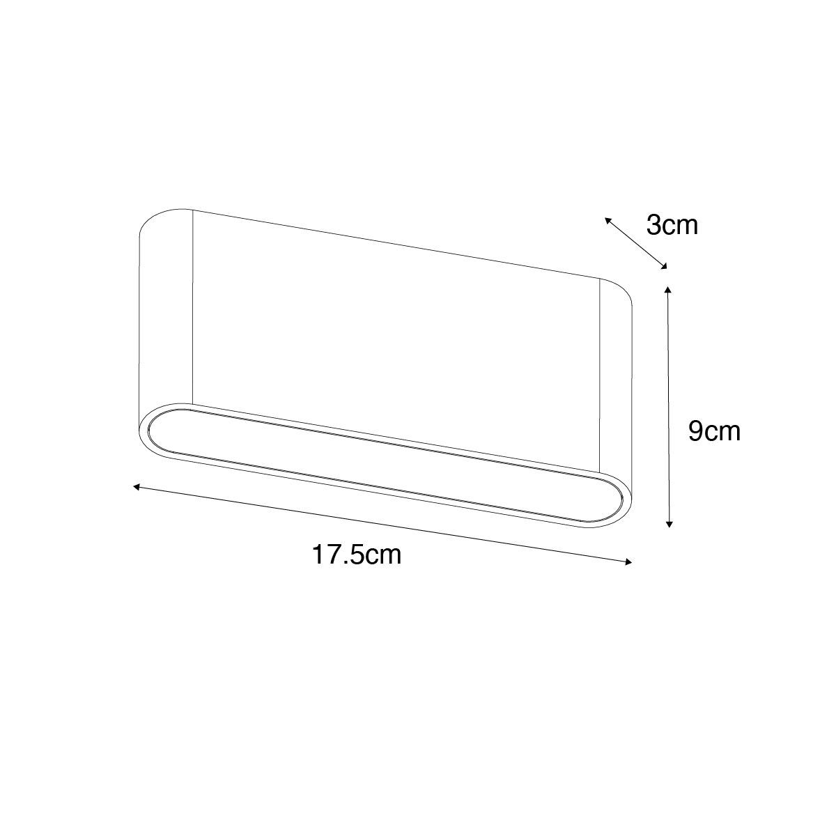 Moderne buiten wandlamp roestbruin 17,5 cm incl. LED IP65 - Batt
