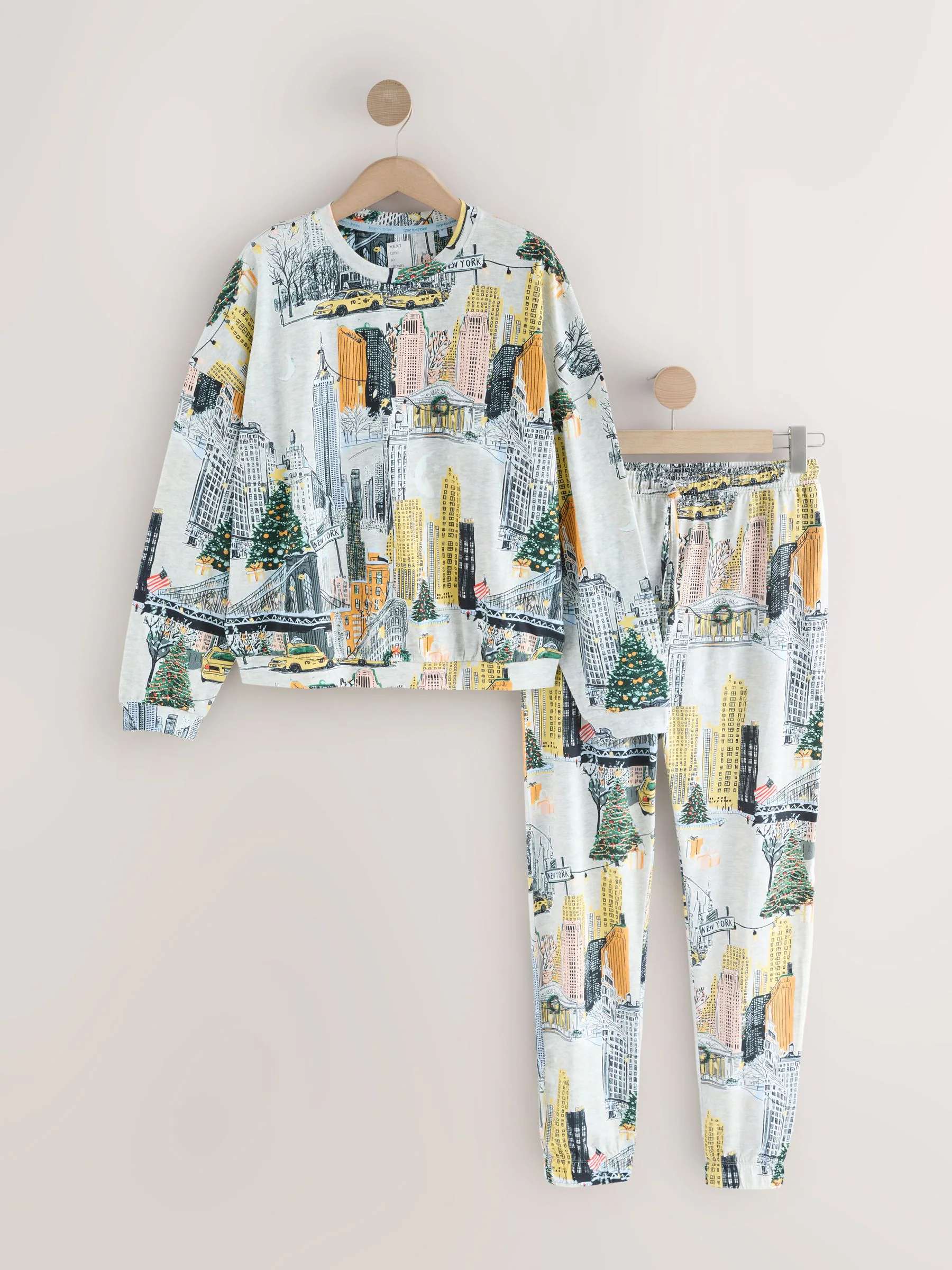 Oatmeal NYC - Pyjama met lange mouwen