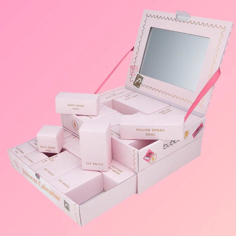 Bubble T Cosmetics - Adventskalender - Big Beauty Box - 24 Vensters - Luxe Verzorgingsproducten