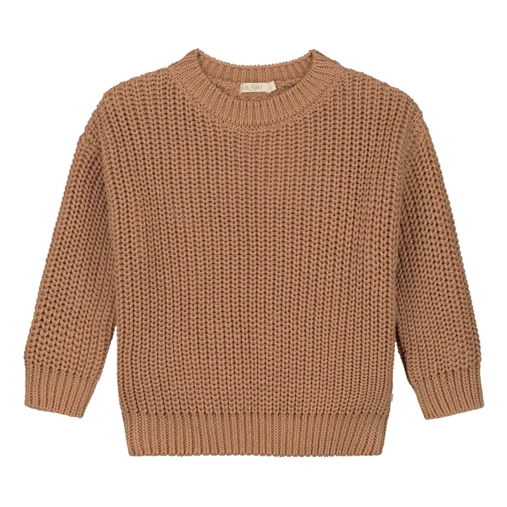 Yuki Pull Chunky Coton Bio | Camel