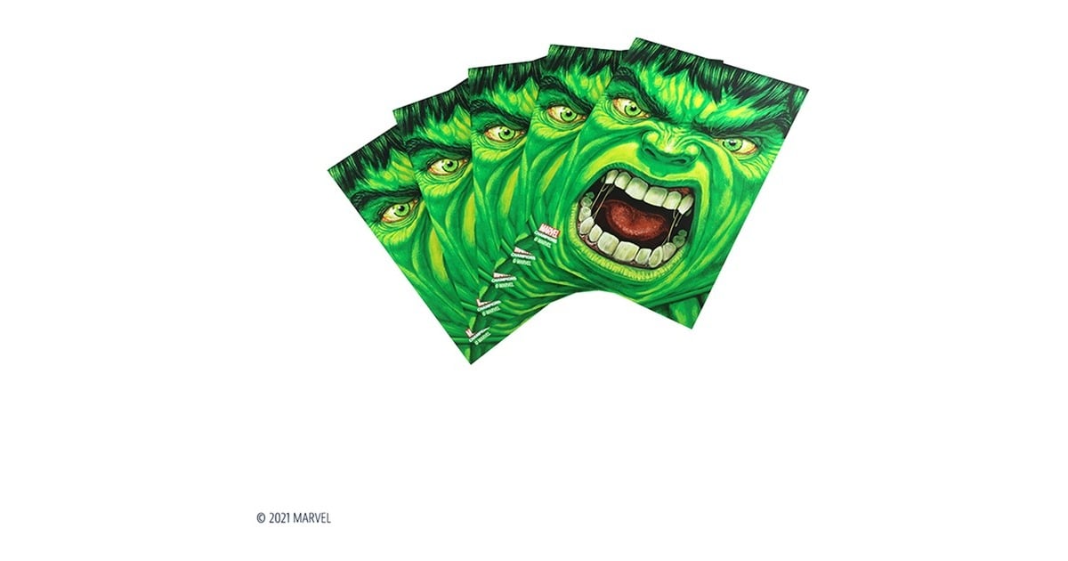 AsmodeeMarvel Champions Art Sleeves - Hulk  (50 stuks)