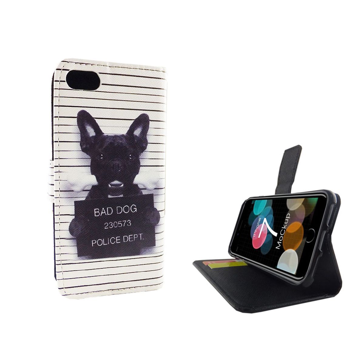 Hülle Handy Schutz für Apple iPhone 7 Case Cover Tasche Wallet Etui Handyhülle