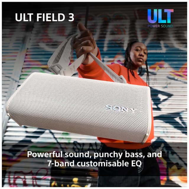 Sony ULT Field 3 bærbar højttaler (hvid)