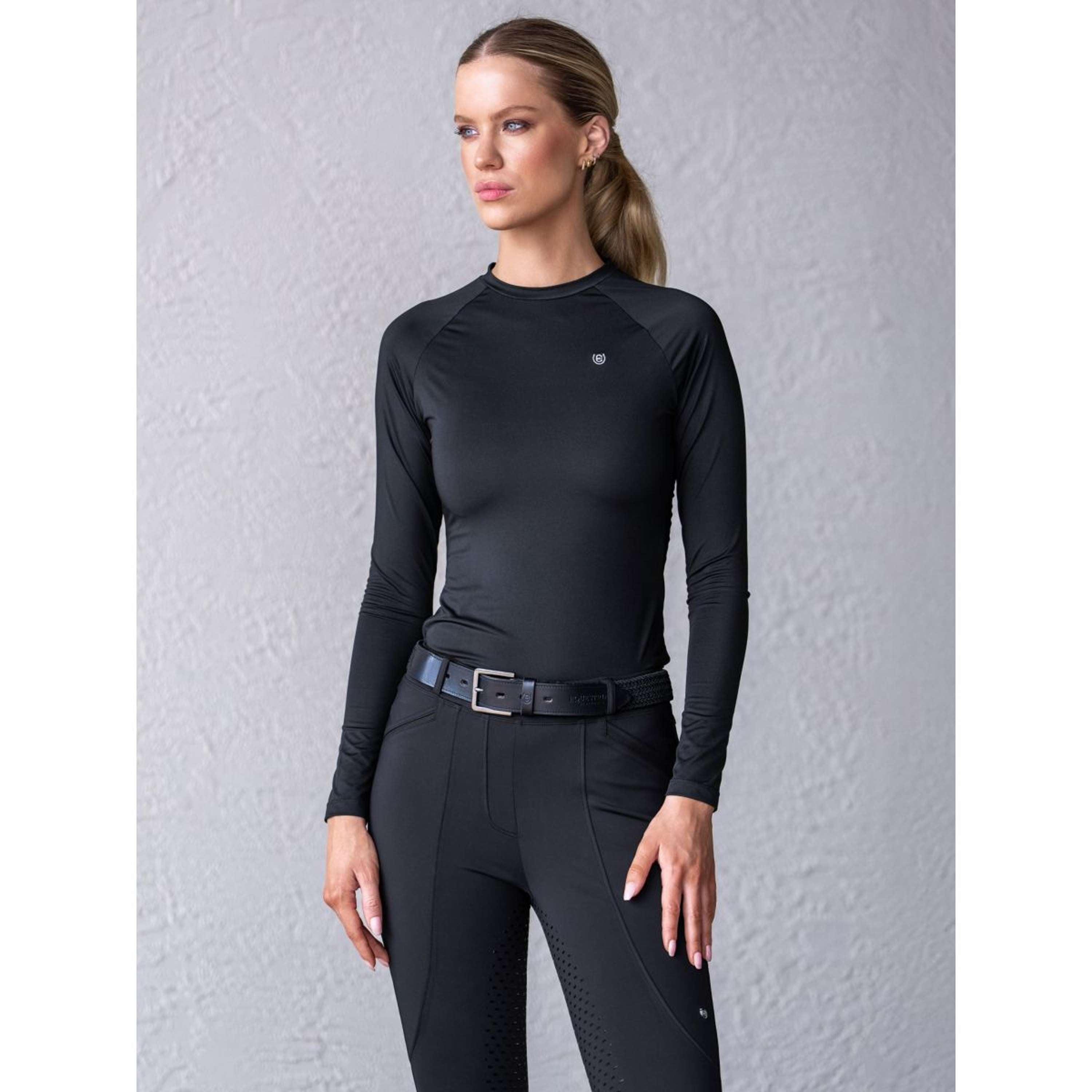 Equestrian Stockholm Rijlegging Premium Full Grip Zwart