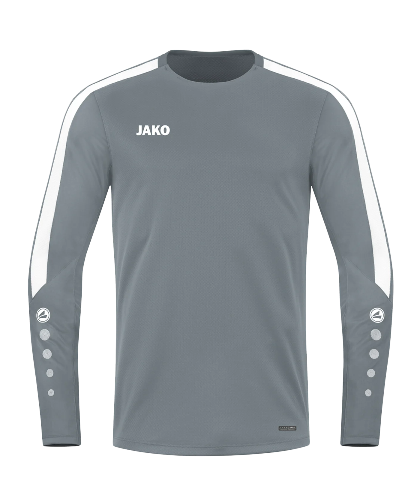 JAKO Power Sweatshirt Grau Weiss F840