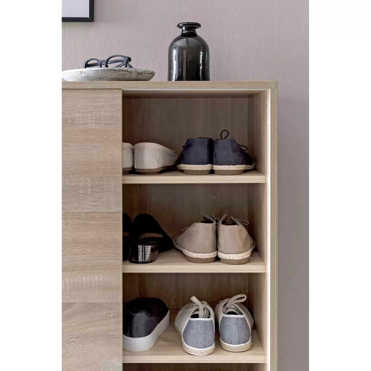 Schuhschrank Hugo Sonoma Eiche