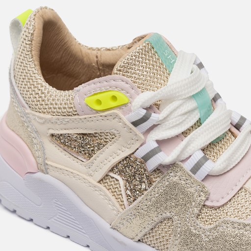 Shoesme Babyschoenen Trainers beige Textiel