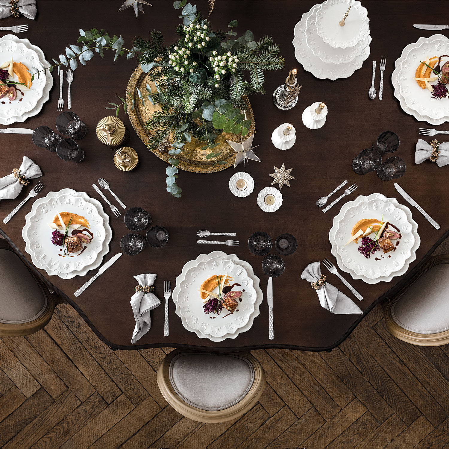 Toy's Delight Royal Classic Dinner plate White, 11.7'', Premium Porcelain
