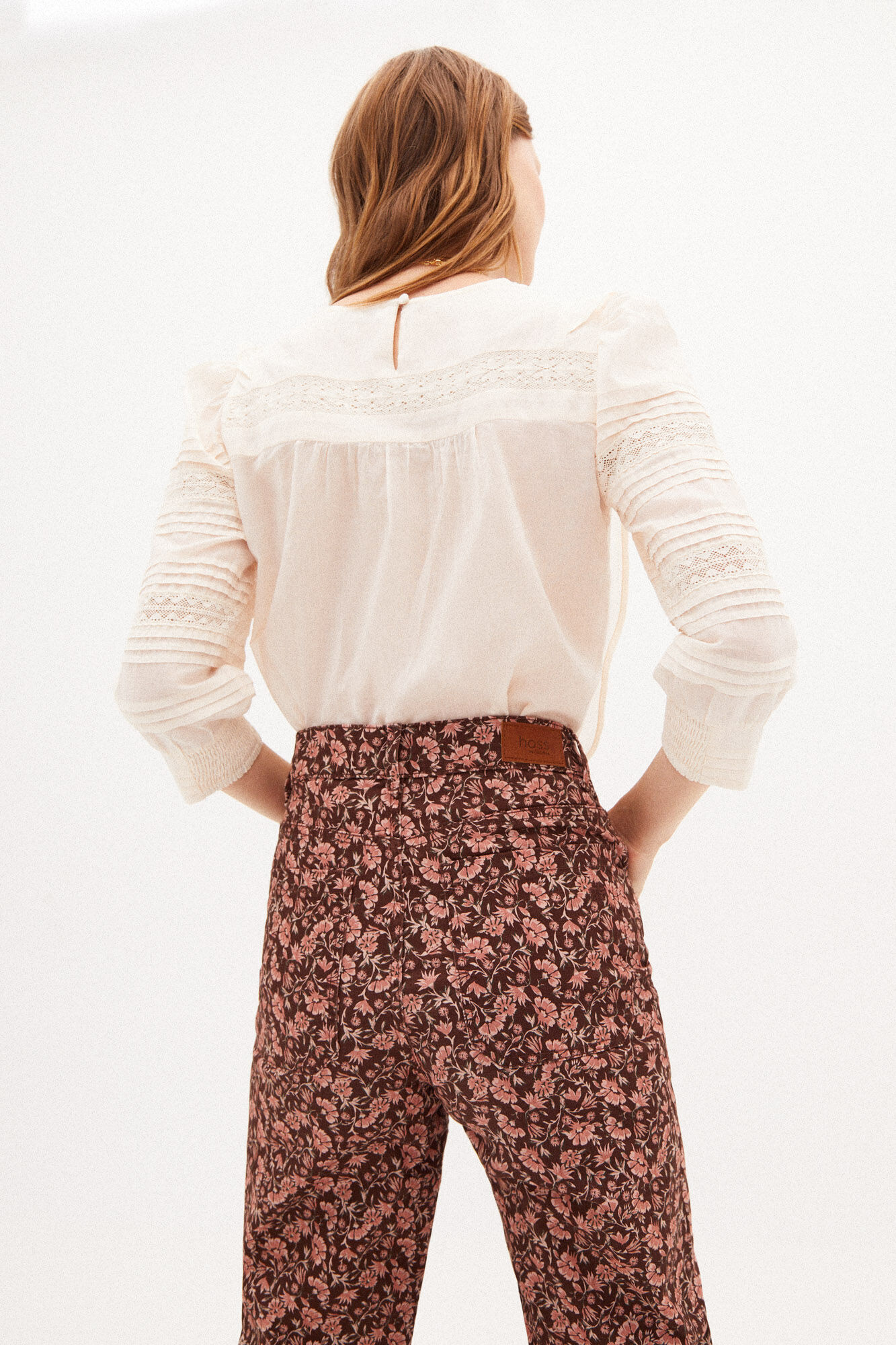 Blusa Gianna Romântica de Algodão - Branca