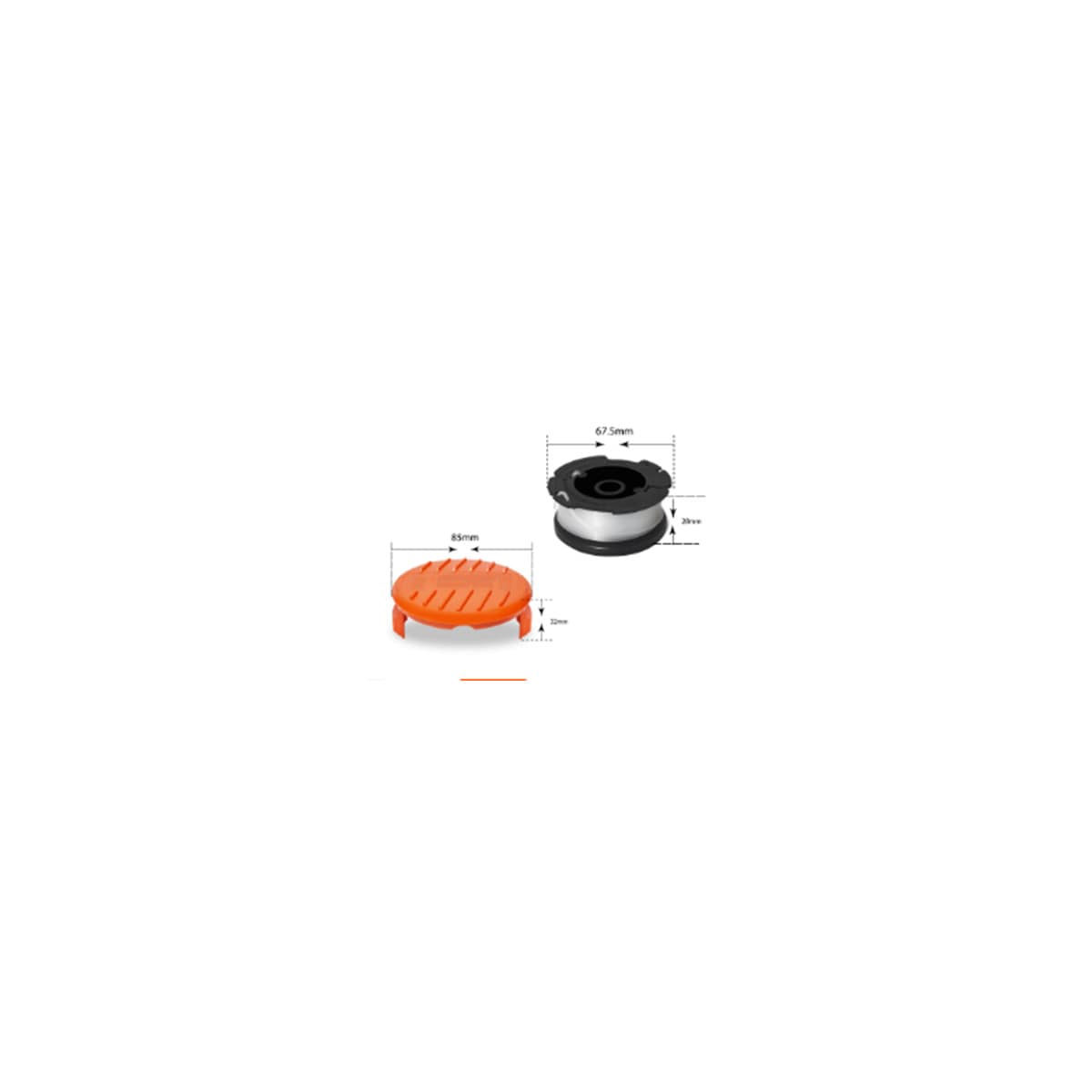 Trimmerspoler Black & Decker gresstrimmer GL4525, GL5028, GLC1423L, GLC1825L