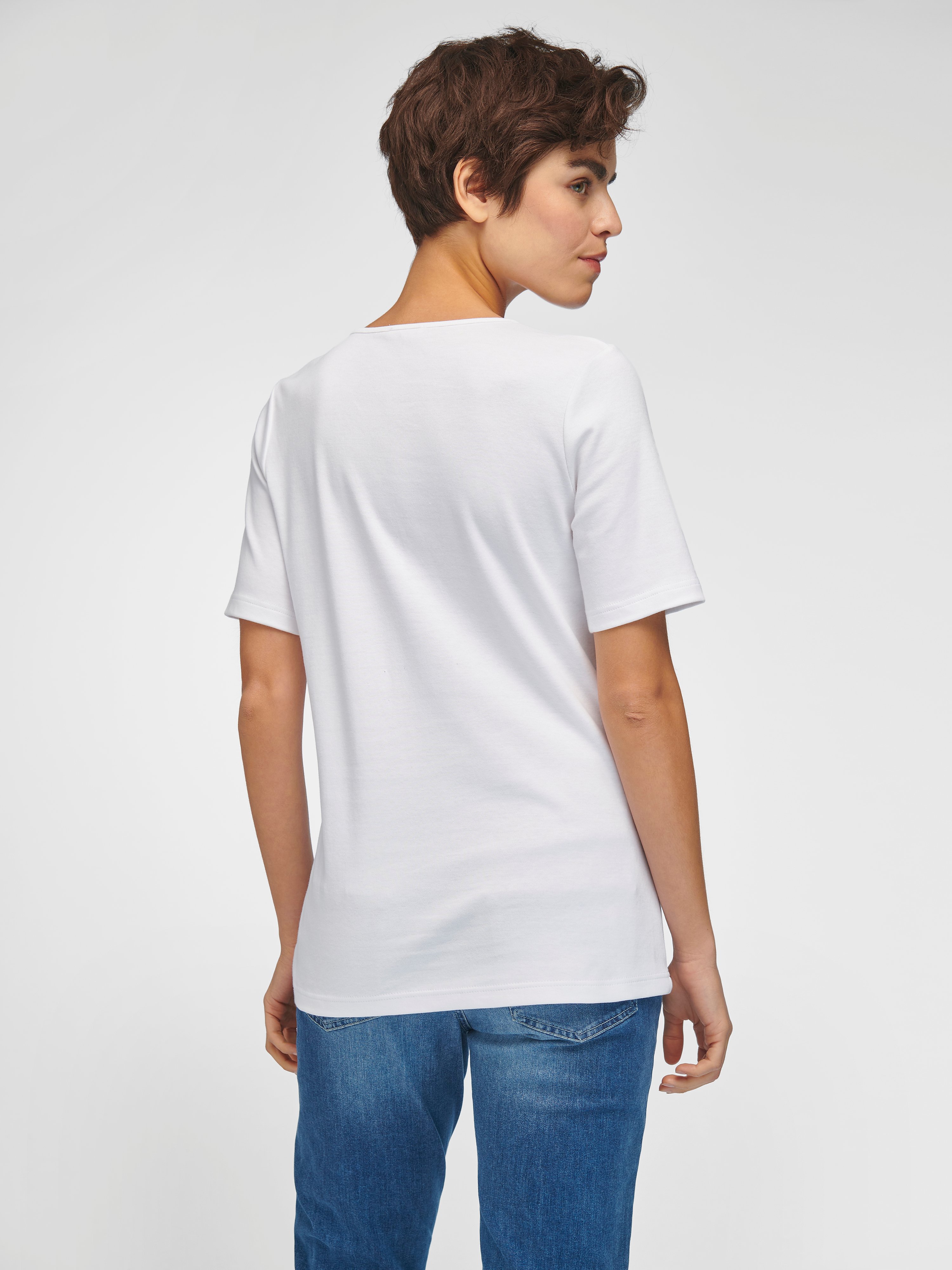 Rundhals-Shirt