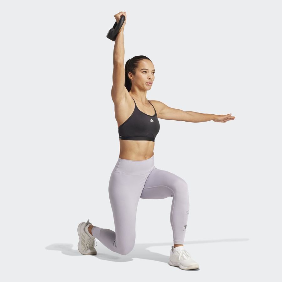 Adidas Brassière de training 3 bandes Aeroreact