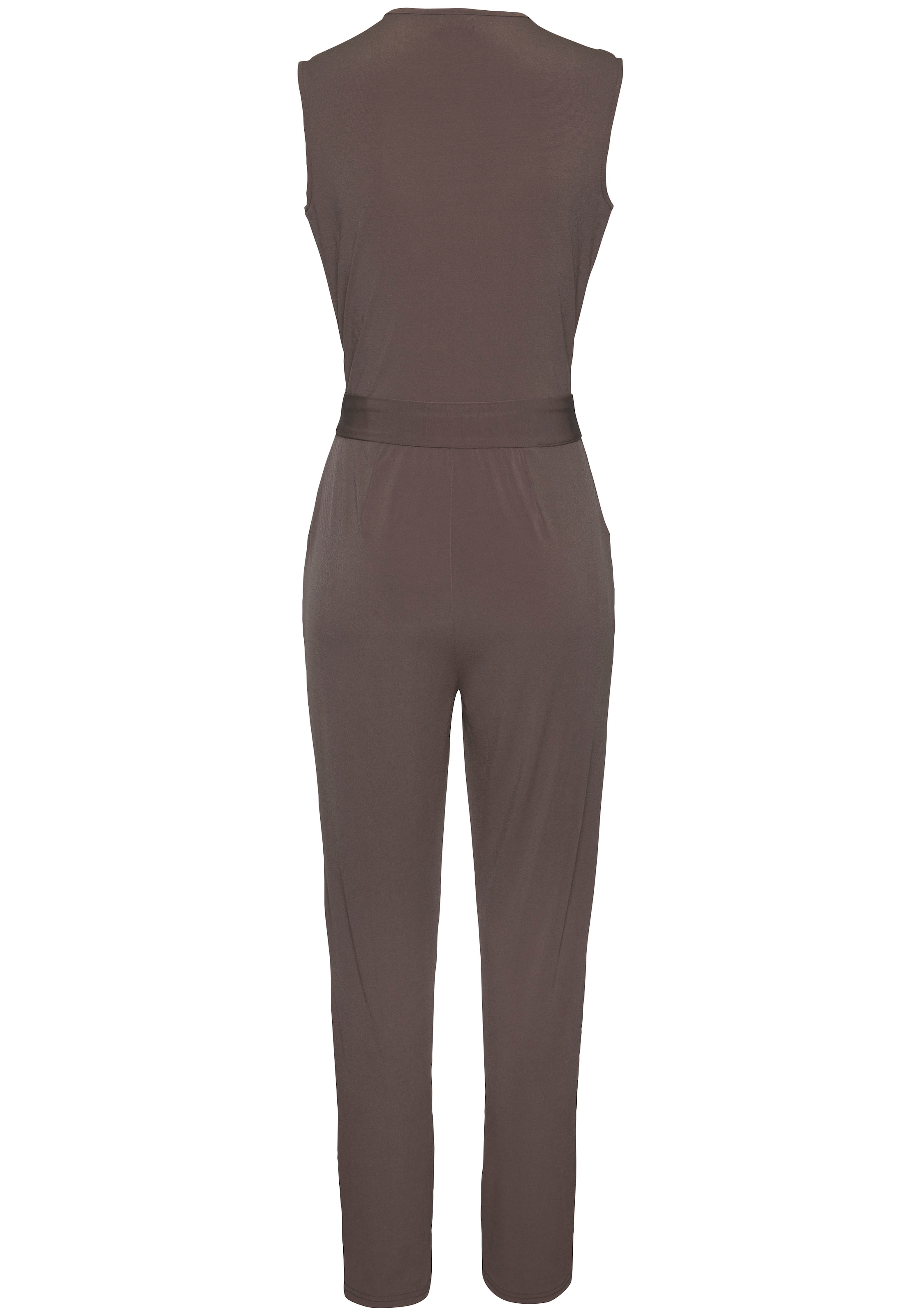 LASCANA Overall , aus knitterfreier Ware, eleganter Jumpsuit in Wickeloptik, bügelfrei