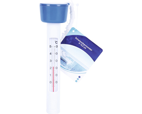 Zwemthermometer, blauw en wit