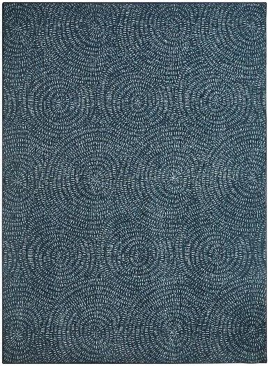 Vloerkleed Royal Blue Swirl FloorArt  | Brinker