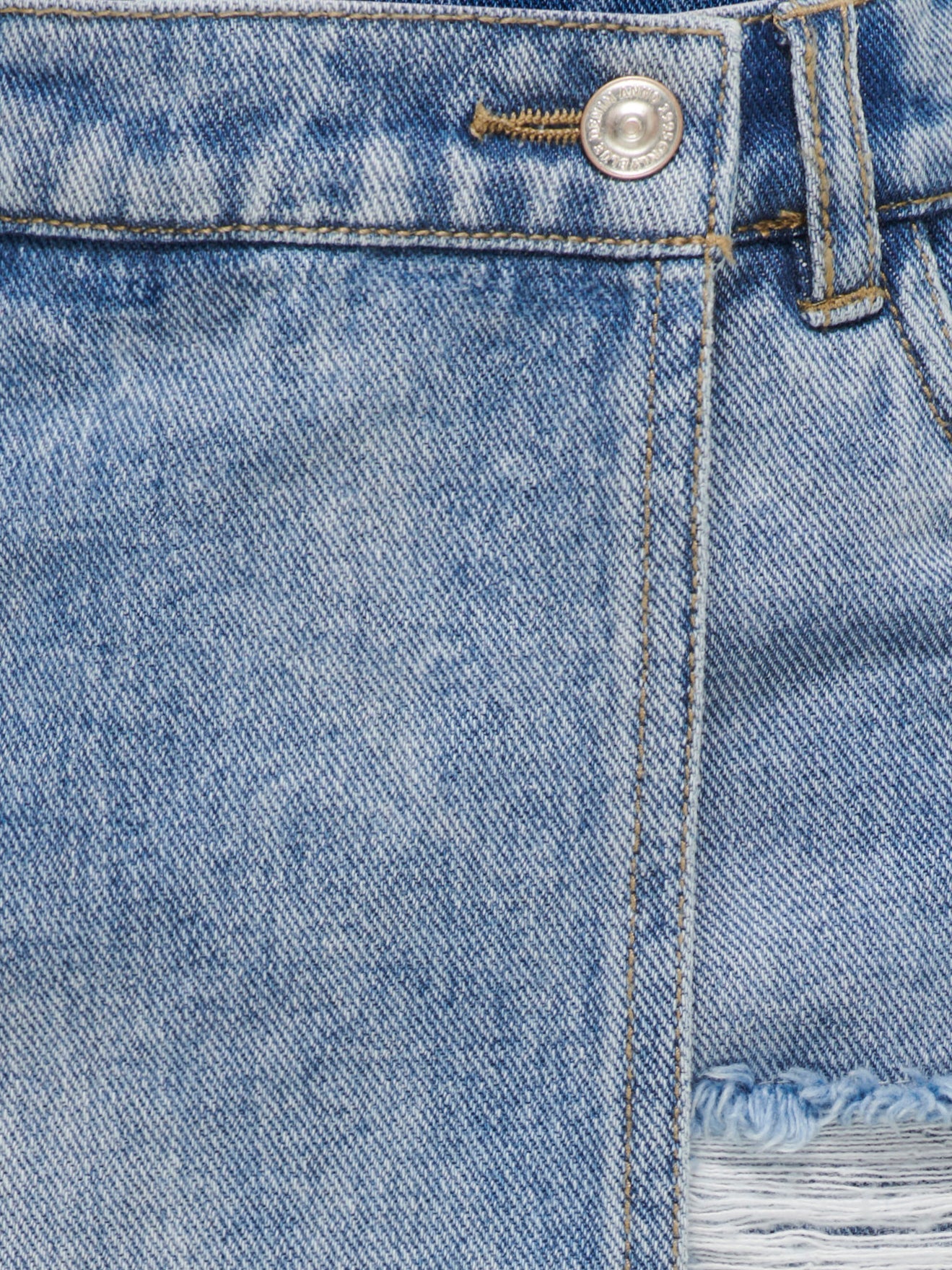 KOGTEXAS Normal geschnitten Skorts Light Blue Denim