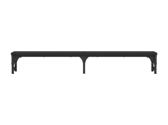Support de moniteur noir 105x23x15,5 cm bois d'ingénierie